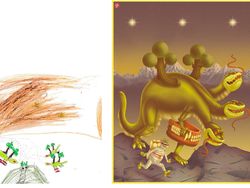 Keren! Ketika Monster Imajinasi Anak Diolah Desainer Grafis