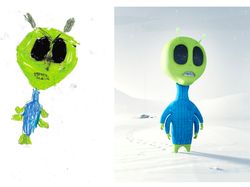 Keren! Ketika Monster Imajinasi Anak Diolah Desainer Grafis