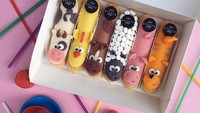Wah ada juga eclair bentuk hewan lucu. Bentuknya ada sapi, ayam, babi, kuda, domba hingga anjing. Yakin berani menyantapnya? Foto: instagram @eclair_littleartwork