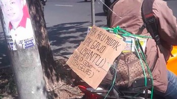 Driver Go-Jek minta maaf belum bawa mantu. Foto: Internet