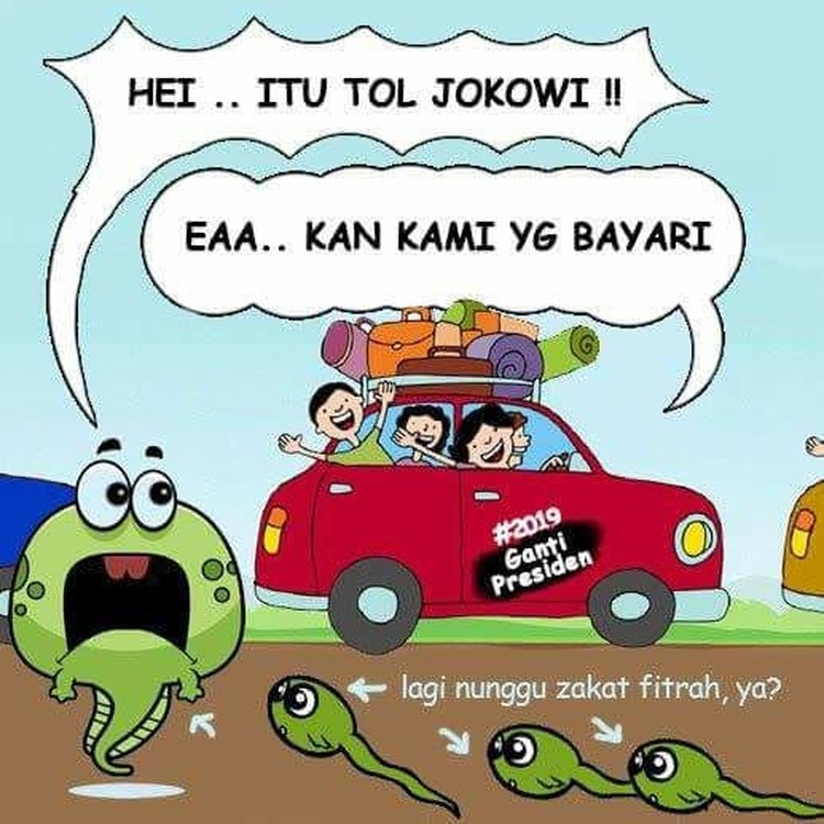 Kumpulan Meme Heboh Tol Jokowi