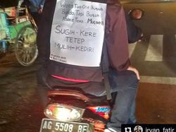 Guyonan Tulisan Mudik yang Bikin Ngakak