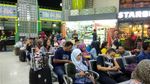 Foto: Suasana di Stasiun Gambir Malam Ini