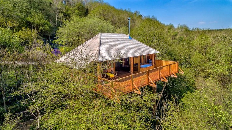 Foto: Rumah pohon keren seperti hotel bintang 5 di Inggris (canopyandstars.co.uk) Foto: Rumah pohon keren seperti hotel bintang 5 di Inggris (canopyandstars.co.uk)