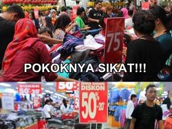 Meme Kocak Pemburu Diskon Baju Lebaran