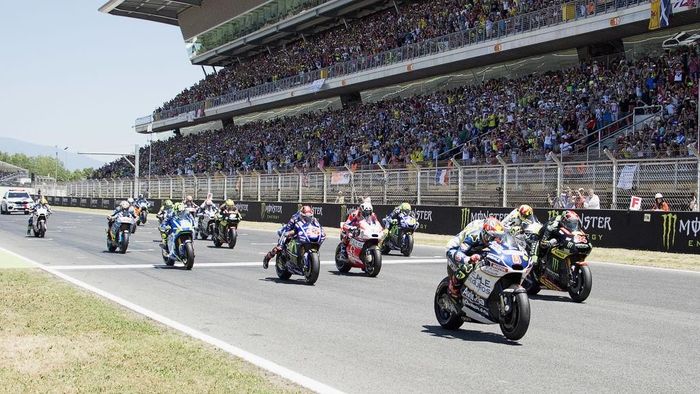 MotoGP Catalunya pada tahun 2017 lalu (Foto: Mirco Lazzari gp/Getty Images) MotoGP Catalunya pada tahun 2017 lalu (Foto: Mirco Lazzari gp/Getty Images)