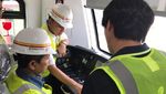 Enam Gerbong LRT Jakarta dari Korsel Kembali Tiba
