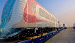 Enam Gerbong LRT Jakarta dari Korsel Kembali Tiba
