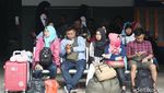 143.465 Pemudik Berangkat dari Stasiun Pasar Senen