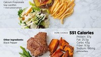 Menu fast food versus masakan rumahan ini menunjukkan mana yang lebih sehat. Kalau pilih fast food, berarti Anda juga mengonsumsi banyak zat pengawet. Foto: Instagram meowmix