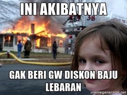 Meme Kocak Pemburu Diskon Baju Lebaran