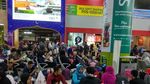 Foto: Suasana di Stasiun Gambir Malam Ini