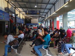 H-3 Lebaran, DAOP 8 Surabaya Lepas 236.400 Penumpang