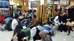 Foto: Suasana di Stasiun Gambir Malam Ini