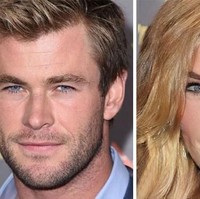 Jika Thor punya saudara kembar perempuan, akan seperti penampakannya. Foto: Dok. FaceApp