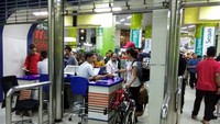 Tercatat 7.065 penumpang akan meninggalkan Jakarta dari Stasiun Gambir malam ini.  (Foto: Yulida Medistiara/detikcom)