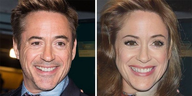 Bagaimana jadinya penampilan Robert Downwy Jr. sang Iron Man? Penampilannya disebut-sebut mirip aktris Jane Seymour. Foto: Dok. FaceApp