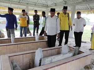 Cagub Edy Janji Perbaiki Makam Sultan Serdang I yang Tak Terawat
