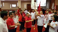 Kehadiran mereka adalah untuk memberikan wejangan Public Speaking, Pembekalan Door To Door Campaign untuk Pemenangan PilGub Provinsi Sumatera Utara dan Pelantikan DPD & DPC Taruna Merah Putih se-Sumatera Utara di Wisma Benteng, Jl.Kapten Maulana Lubis No.6 Kota Medan, Sumut, Selasa (12/6/2018). Foto: dok. PDIP