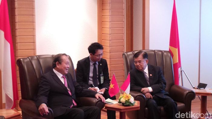 Foto: Wapres JK bertemu dengan Deputi PM Vietnam. (Niken Purnamasari/detikcom) Foto: Wapres JK bertemu dengan Deputi PM Vietnam. (Niken Purnamasari/detikcom)