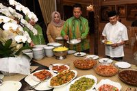 Rommy makan bareng Habibie.