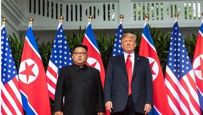 Mengintip Kim Jong Un Nampang di Instagram Trump