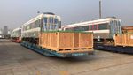 Enam Gerbong LRT Jakarta dari Korsel Kembali Tiba