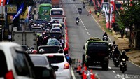 Volume kendaraan di kawasan ini meningkat bertepatan arus mudik 2017.
