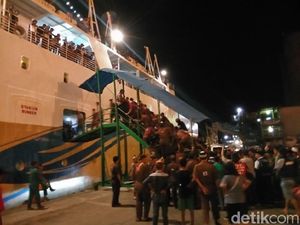 Berjubel, 1.287 Pemudik Tiba di Pelabuhan Makassar