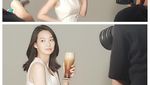 Cantiknya Shin Min-a Bergaya dengan Cake hingga Kopi