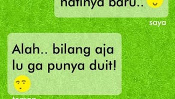 Alasan aja nih, padahal kere. (Foto: Internet)