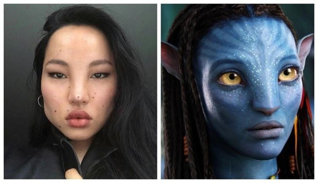 Tsunaina adalah model asal Tibet, Mongolia yang kini tinggal di Inggris. Kehadirannya di industri modeling cukup mencuri atensi karena tampilan wajahnya yang unik. Foto: Dok. Instagram/Tsunaina