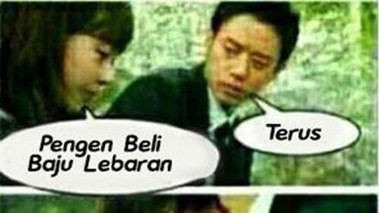 Balada belum dapat THR. Foto: Internet