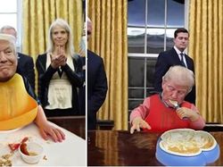 Kocak! Ketika Presiden Trump Jadi Korban Photoshop