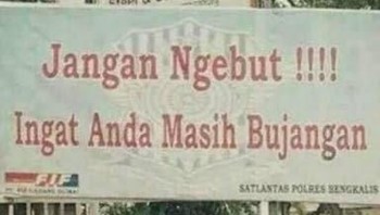 Pesan untuk para jomblo. (Foto: Internet)