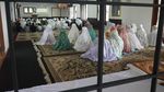 Foto: Suasana Salat Id Jemaah Tarekat Naqsabandiyah Hari Ini