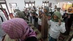 Foto: Suasana Salat Id Jemaah Tarekat Naqsabandiyah Hari Ini
