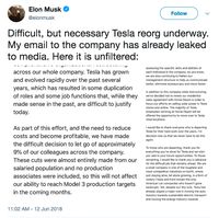Kurangi Beban dan Cetak Laba, Tesla PHK 4.100 Karyawan