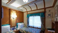 Deccan Odyssey menawarkan beberapa kelas kamar dengan tempat tidur layaknya di hotel. Istimewa/Deccan Odyssey.