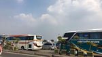Foto: Antrean Kendaraan Pemudik di GT Cikarang Utama