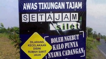 Spandung yang terselubung iklan. (Foto: Internet)