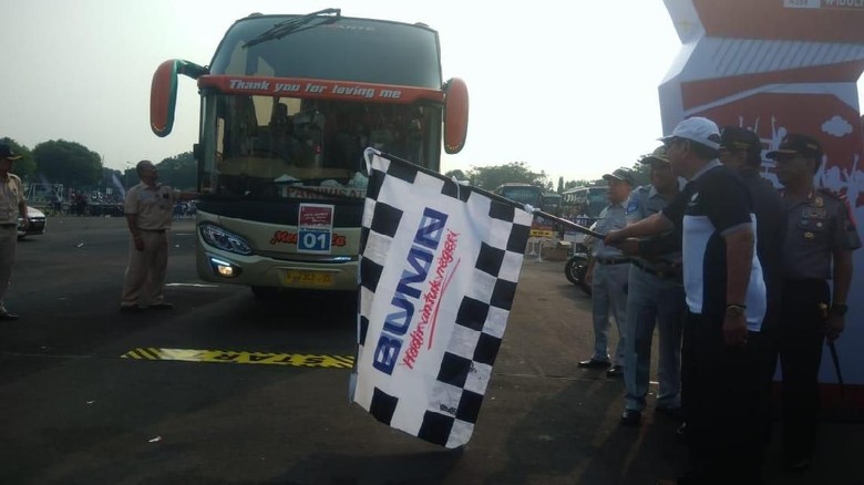 Jasa Raharja Berangkatkan 2.500 Pemudik Gratis ke-18 Kota 