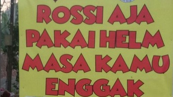 Pake dong biar kaya Rossi. (Foto: Internet)