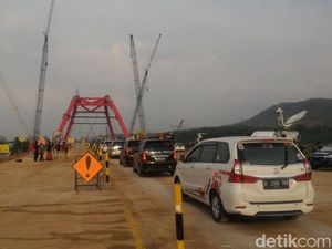 Jembatan Kalikuto Dibuka, Kendaraan Bisa Lewati 1 Lajur