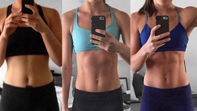 Hanya dengan Atur Porsi Makan, Selebgram Ini Sukses Bentuk Sixpacks