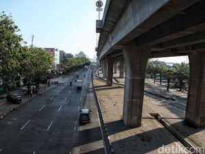 Jelang Lebaran, Tanjung Priok Sepi Kendaraan Truk Kontainer