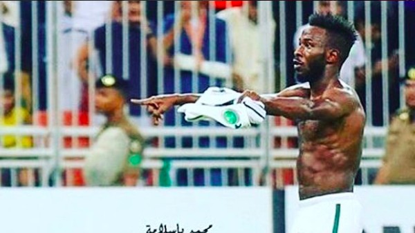 Tubuh Kekar Fahad Al Muwallad, Penyerang Arab Saudi di Piala Dunia 2018