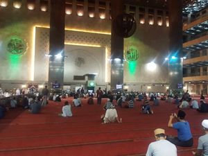 Bakal Jadi Lokasi Salat Id JK, Begini Persiapan Masjid Istiqlal