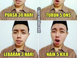 Meme Lebaran Ini Tak Lekang Oleh Waktu