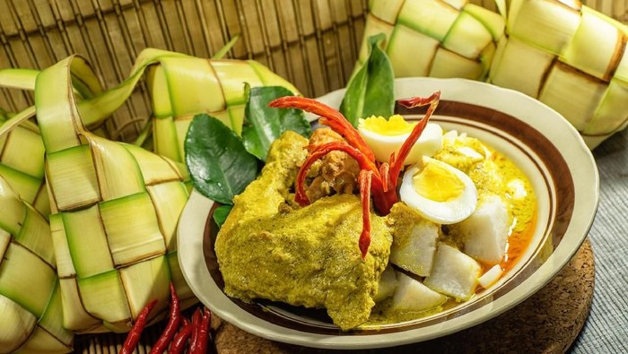 Indonesian traditional food during the Idul Fitri day